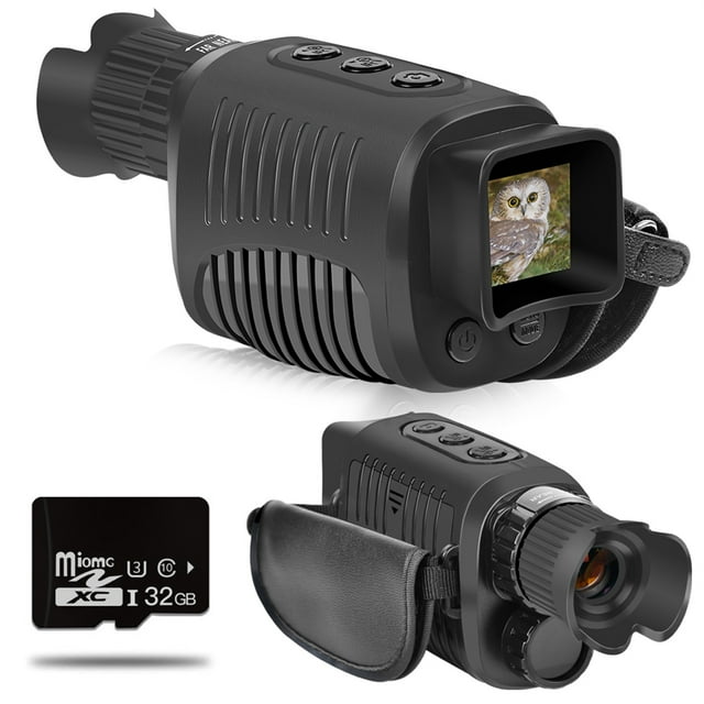 1080P HD Monocular Night Vision Device Infrared 5x Digital Zoom Telescope Goggles Outdoor Day Night Use Full Dark 300m