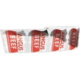 thumbnail image 2 of Angus Beef Grocery Store Food Shiny Red & Silver Foil Sticker Labels | 2 x 2" inch - 500 Pack | InStockLabels.com, 2 of 2