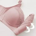 thumbnail image 5 of Karight Bras for Women Floral Lace Patchwork Breathable V-Neck Comfy Cotton Underwear No Underwire Everyday Bras, 5 of 5