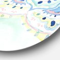 thumbnail image 2 of Designart 'Watercolor mandalas IV' Farmhouse Metal Circle Wall Art, 2 of 3