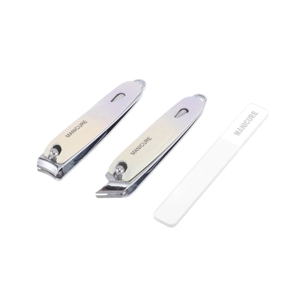 Unique Bargains Durable Nail Clippers 1 Set Purple