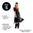 thumbnail image 4 of Northlight Pirate Woman Adult Halloween Costume - Small, 4 of 5
