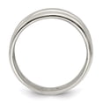 thumbnail image 2 of 925 Sterling Silver Solid Fancy Ribbed Ring Size 6 - 5.5 Grams -  Jewelry Gift for Mom, 2 of 5