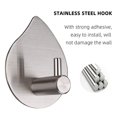 thumbnail image 3 of Jinsinto 304 Stainless Steel Sticky Hook Strong Adhesive Punch Free Innovative Waterproof, 3 of 5