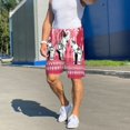 thumbnail image 6 of Vsdgher Thai elephant Print Men's Pajama Shorts Lounge Bottoms Sleep Shorts Elastic Waist Lightweight PJ Shorts with Pockets-Large, 6 of 6