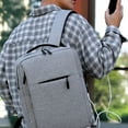 thumbnail image 3 of Amdohai Laptop Backpack Business Backpack 14L Leisure Light-Weight High-capacity Travel Backpack With USB Port Charging, 3 of 9