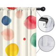 thumbnail image 4 of Blackout Kids Curtains,Colorful Polka Dot Pattern Childrens Insulated Curtains Set Of 2,Bedroom Essentials,Toddler Room Decor 42x84in(106x213cm), 4 of 4