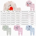thumbnail image 3 of masbird Little Boy Girl Space Pajama Set Cotton Dinosaur Sleepwear Long Sleeve Pjs 6-12 Months 12-24 Months 2t 3t 4t 5t 6t 7t 8t 9t(Beige,3-6 M), 3 of 4