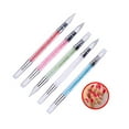 thumbnail image 2 of Dual Heads Silicone Nail Art Sculpture Pen Rhinestone Acrylic Handle For Emboss Carving Craft Polish Manicure Tool Workhe, 2 of 8