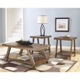 thumbnail image 1 of Ashley Furniture Bradley 3 Pièces Ensemble de Table Basse en Brun Poli, 1 of 2