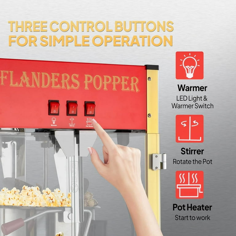 Commercial 12 oz Theater Popcorn Machine