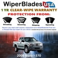 thumbnail image 2 of 2008 Isuzu i-370 Beam Wiper Blades Wipers w/1yr Warranty (Set of 2) (WiperBladesUSA), 2 of 5