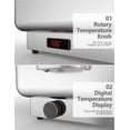 thumbnail image 4 of Chafing Dish Electric Buffet Set,2 x 4.5QT Half-Size Stainless Steel Food Servers and Warmers with Temperature Control For Wedding and Parties, 4 of 9