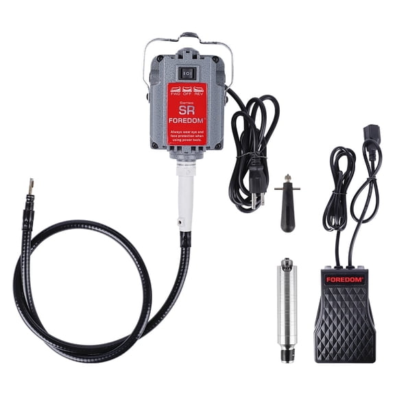 SR Hanging Flex Shaft Rotary Tool - 18000 RPM Electric Grinder & Carver for Professional & DIY Projects