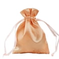 thumbnail image 2 of BalsaCircle 12 Pieces 3" x 4" Peach Satin Favor Bags Party Favors Candy Gift Small Bags, 2 of 5