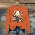 thumbnail image 2 of VBARHMQRT Robe Sweat-Shirt pour Femmes Col Rond Imprimé Sans Capuche Hoodie, 2 of 3