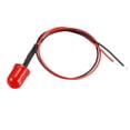 thumbnail image 3 of Unique Bargains Prewired LED Light , DC 12V 20mA - 10mm Red Emitting Diodes for Parties ( 10PCS ), 3 of 4