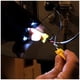 thumbnail image 5 of Wosthever Guantes sin dedos de pesca de algodón 3,7 V, portátil, ajustable, Flexible, funciona con pilas, doble LED, manopla deportiva para Type10 NO10, 5 of 6