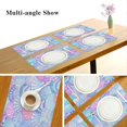 thumbnail image 3 of Colorful Sea Shell Placemats Set of 4 Ocean Watercolor Place Mats Washable for Kitchen Dining Table Heat Resistant Decorative Colth Table Mats 12x18 Inch, 3 of 6