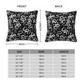 thumbnail image 3 of Rateoe Hand Drawn Snake Pattern Throw Pillow Cover Premium Pillow Stuffer Sham Square for Decorative Cushion Bed Couch Sofa(Pillow insert not included), 3 of 8