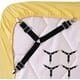 thumbnail image 1 of Correas elásticas de calidad para sujetar sábanas, clips antideslizantes para sábanas con correas elásticas resistentes, tirantes elásticos triangulares que aseguran sus sábanas, ideales para camas, 1 of 5