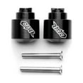 thumbnail image 3 of Krator Black Bar Ends CBR Engraved Hand Grip Handlebar Compatible with Honda VFR800 1998-2013, 3 of 3
