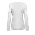 thumbnail image 4 of Heliisoer Women's Plus Size Color Block T-Shirt Fall & Winter V-Neck Long Sleeves Tops Blouse, 4 of 8