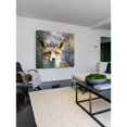 thumbnail image 4 of "Queen Fox" Painting Print on Wrapped Canvas, 4 of 5