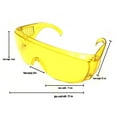 thumbnail image 3 of Nikauto UV Safety Leak Detector Glasses Protective Goggles for Auto Outdoor Sports (Yellow), 3 of 6