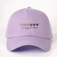 thumbnail image 4 of Baseball Caps For Women Men Heart Dad Hat Adjustable Lightweight Cotton Unisex Cap For Sports & Everyday Wear One Size 1 pc, 4 of 4