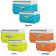 thumbnail image 5 of Pinnacle 2-Pack Portable Picnic Cooler 4.5L & 11L Hard Insulated Coolbox, Green, 5 of 9