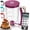 Purple, variant on Black Measuring Label Pancake Batter Dispenser for Multi Baking Use
