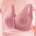 thumbnail image 4 of beishanbush Clothing Bra Under $5 Women Lace Front Button Shaping Cup Adjustable Shoulder Strap Large Size Bra, 4 of 8