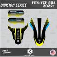 thumbnail image 4 of Kalair GFX Graphics Kit for Ycf 50A (2022-2023) Division Series, 4 of 5