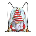 thumbnail image 1 of Lsque Funny Christmas Gnome Print Drawstring Backpack Bag Sport Gym Sackpack Cinch Bags Drawstring Bags Draw String Sport Bag-Medium, 1 of 6