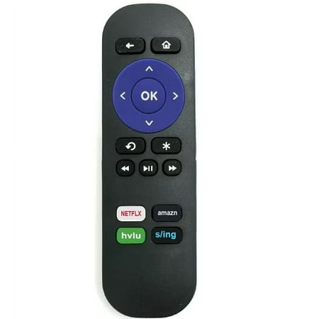 New Replaced Remote Control compatible with Roku Express,compatible with Roku Premiere with Amazon Hulu Sling Netflix key