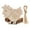 1, variant on Opolski 10Pcs Easter Rabbit Decoration Cute Exquisite Mini Rabbit DIY Pating Easter Decoration Festive Decor