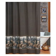 Blue Ridge Home Fashions Whitetail Dream Cotton/Polyester Shower Curtain