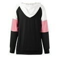 thumbnail image 3 of Tops for Women Trendy Ladies Polyester Shirts Turtleneck Ladies Women's Long Sleeve Athletic Shirt Thermal Layer Shirt Women Long Sleeved V Neck Pretty Clothes Corduroy Tops T Patch Black 2XL, 3 of 5