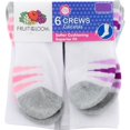 thumbnail image 2 of Girl's Crew Socks (6 Pair Pack), 2 of 2