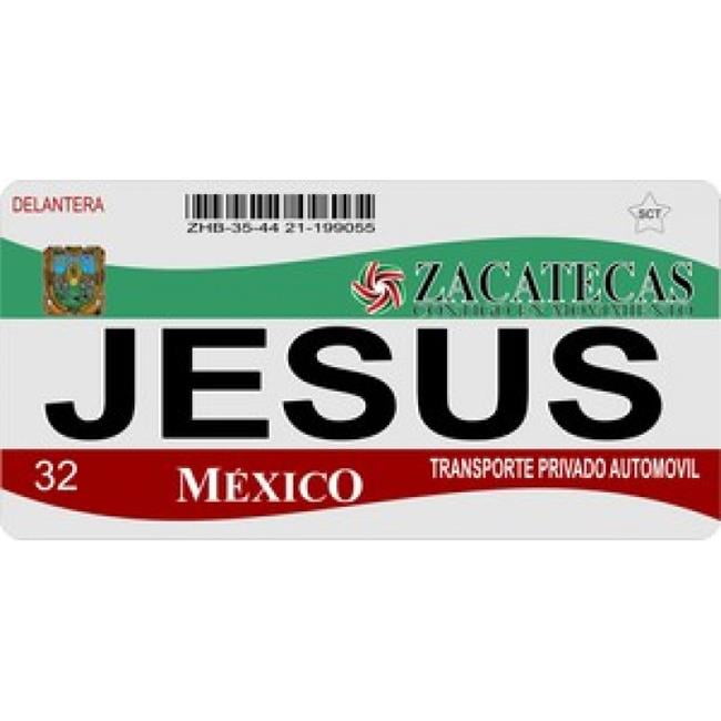 212 Main LPO916 Mexico Zacatecas Photo License Plate, Free