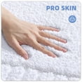 thumbnail image 6 of PABUBE Bathroom Rugs 20"x32", Absorbent Bath Mats Rugs for Bathroom Floor Non Slip Non Skid, Soft Shag Microfiber Machine Washable Shower Bath Mat for Bathroom Decor, White, 6 of 9
