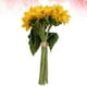 thumbnail image 4 of Ramo de flores artificiales de 6 flores de simulación para decoración del hogar o boda., 4 of 7