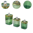 thumbnail image 6 of Baoblaze 3 Pieces Airtight Food Storage Container Grain Jar for Kitchen Wedding Candy Green Big Diamond, 6 of 8