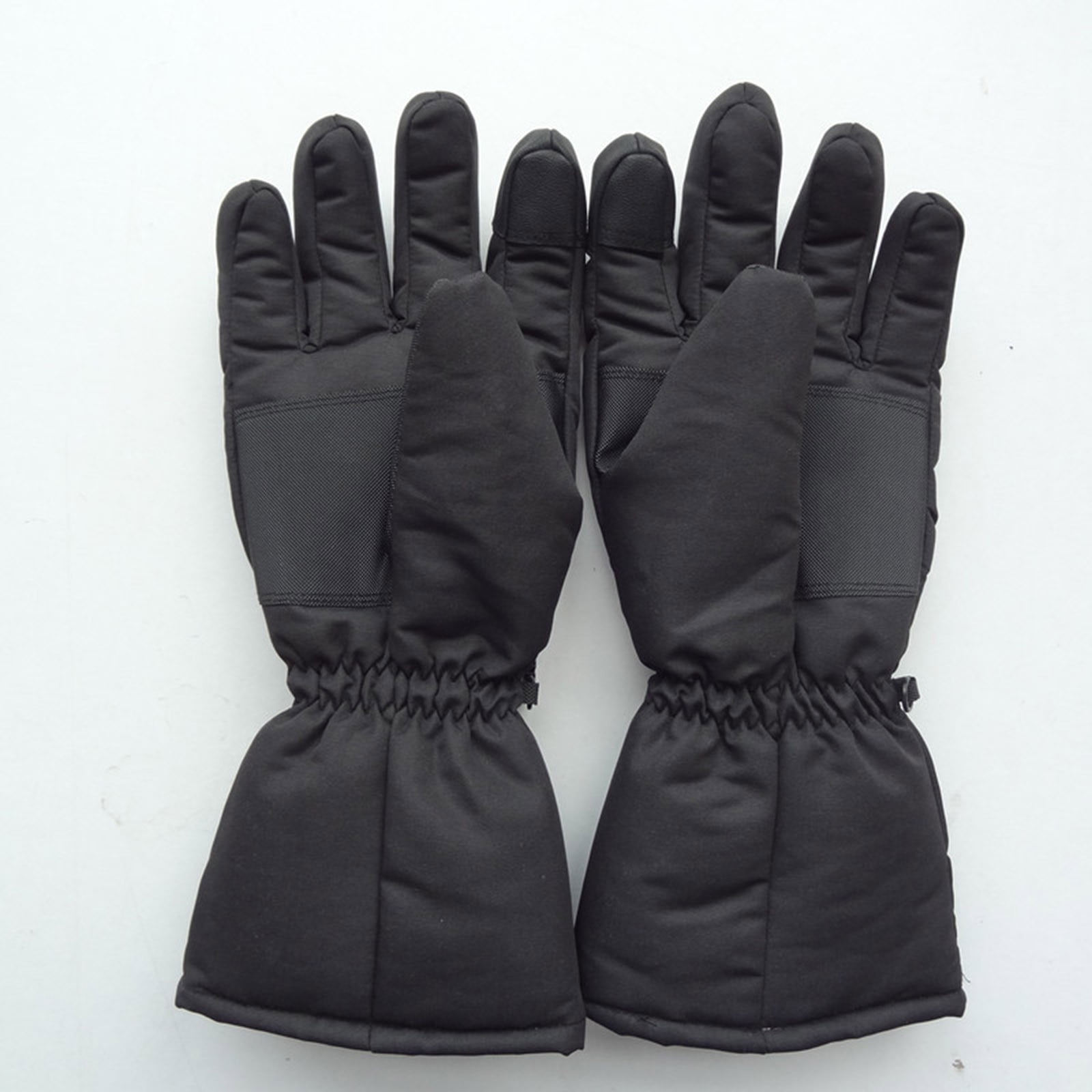 UTSJKR Electric Heating Gloves with Touchscreen Capability, Material, and Large Area Heating for Outdoor Activities Like Mountaineering, Hiking, and Skiing Black