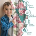 thumbnail image 3 of Blackout Kids Curtains,Pioneer Flower Floral Print Pattern Childrens Insulated Curtains Set Of 2,Bedroom Essentials,Toddler Room Decor 42"x84", 3 of 5
