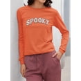 thumbnail image 2 of Creepy Dripping Font Halloween Graphic - Women's Long Sleeve, 2 of 4