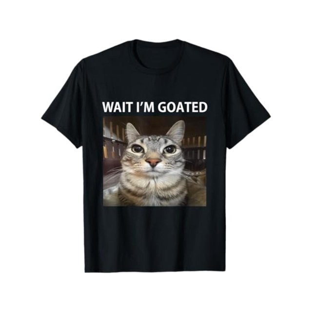 Espera, soy un gato tonto con diseño de camiseta para amantes de la moda.