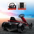 thumbnail image 4 of CazToi Kart Eléctrico 24V 2x300W Motor 8 MPH Derrapes Música Inicio Suave 8-12 Años, 4 of 6