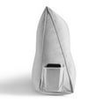 thumbnail image 5 of Triangle Headboard Wedge Cushion, Queen Size 20" x 59" x 8", Gray, 5 of 5
